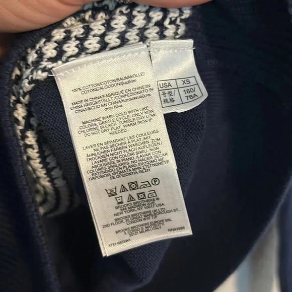 Brooks brothers red fleece extra small vintage sweater - Picture 5 of 7